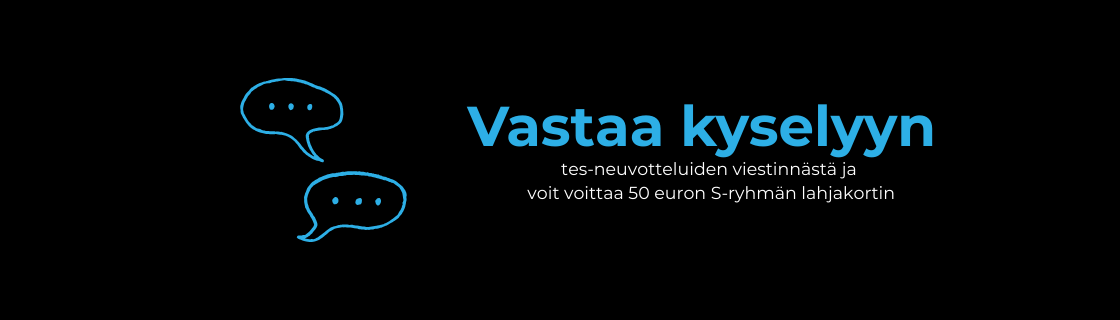 RAU kehittää tes-neuvotteluiden viestintää: vastaa kyselyyn ja voita lahjakortti